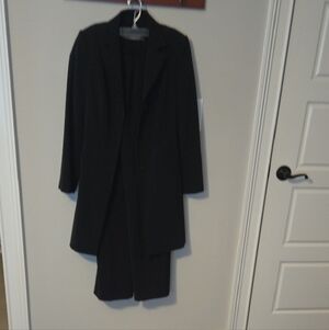 Classic Black Coat with pants